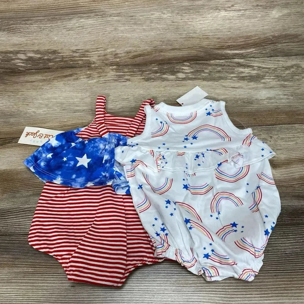 NEW Cat & Jack Baby Rainbow Romper sz 0-3m - Me 'n Mommy To Be