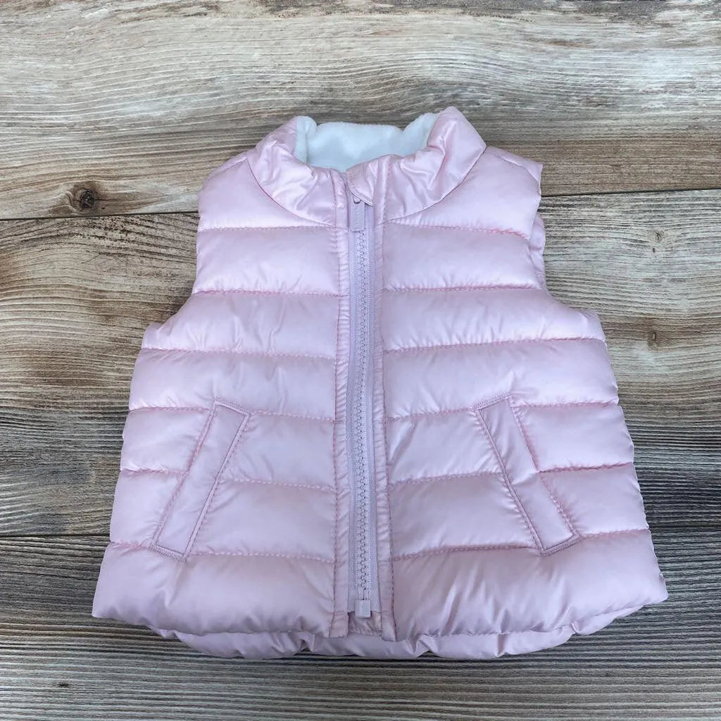 Old navy best sale pink puffer vest