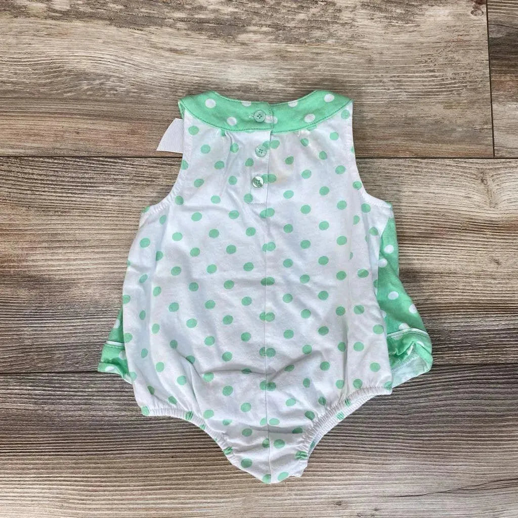 First Impressions Polka Dot Bodysuit Dress sz 3-6M - Me 'n Mommy To Be