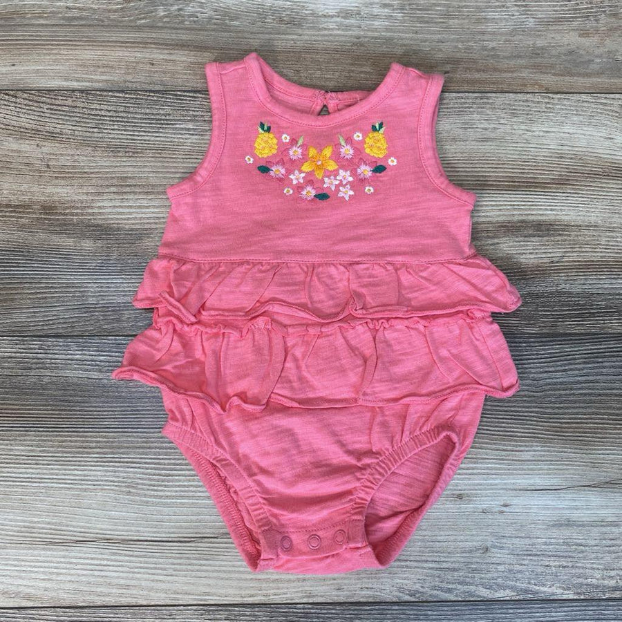 Carter's Floral Embroidered Sunsuit sz 6m - Me 'n Mommy To Be