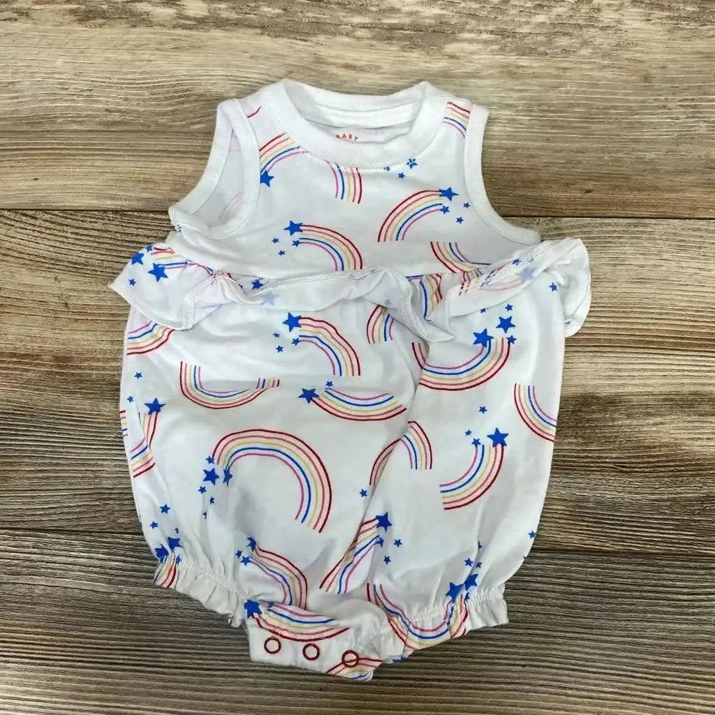 Cat & Jack Rainbow Bubble Romper sz 0-3m - Me 'n Mommy To Be