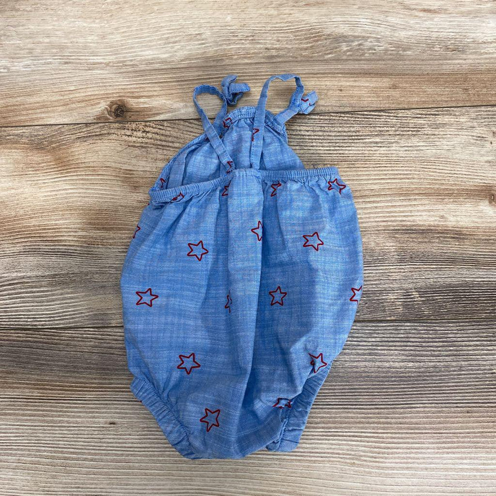 Cat & Jack Chambray Romper sz 0-3m - Me 'n Mommy To Be