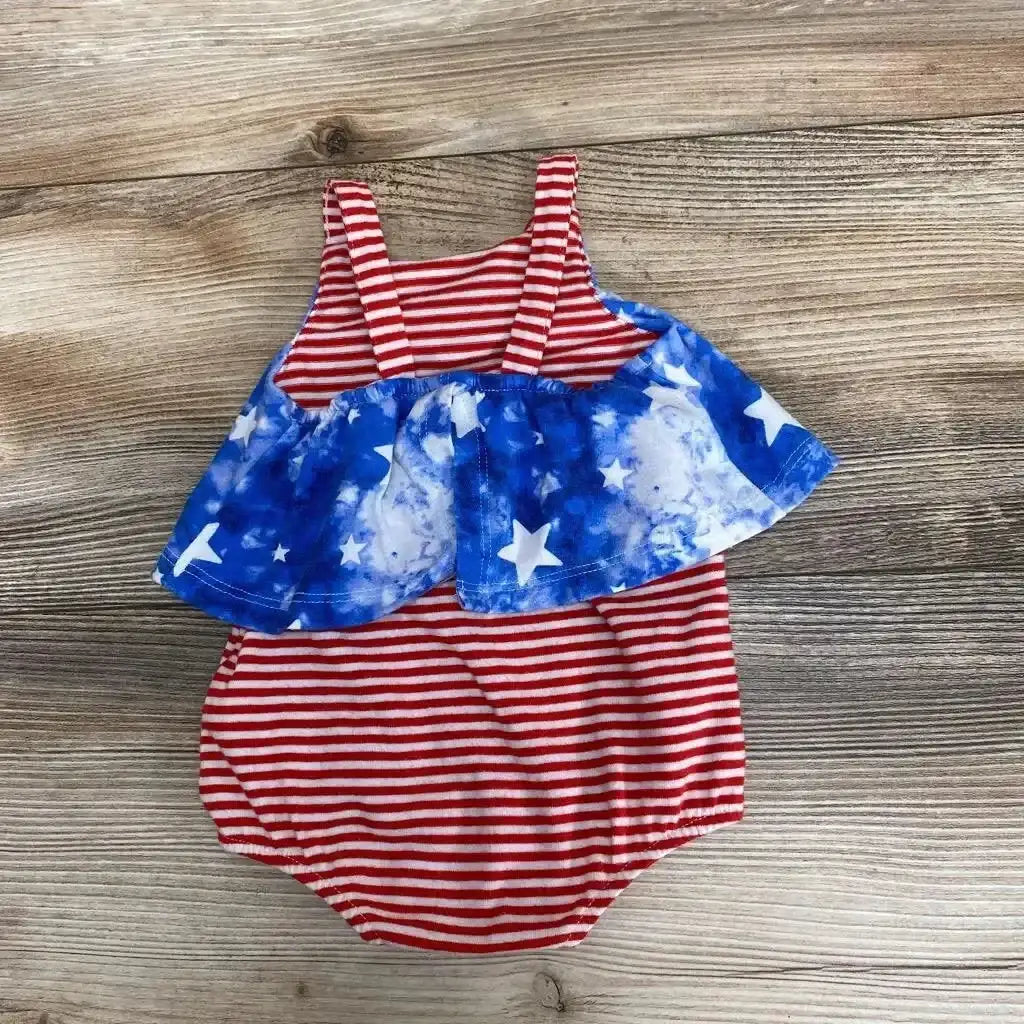 Cat & Jack Stars & Stripes Romper sz NB - Me 'n Mommy To Be