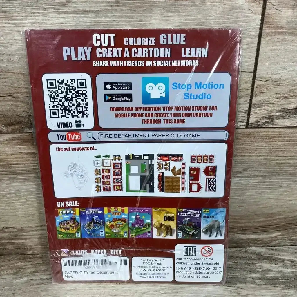 Fire Department Paper City Educational Game - Me 'n Mommy To Be