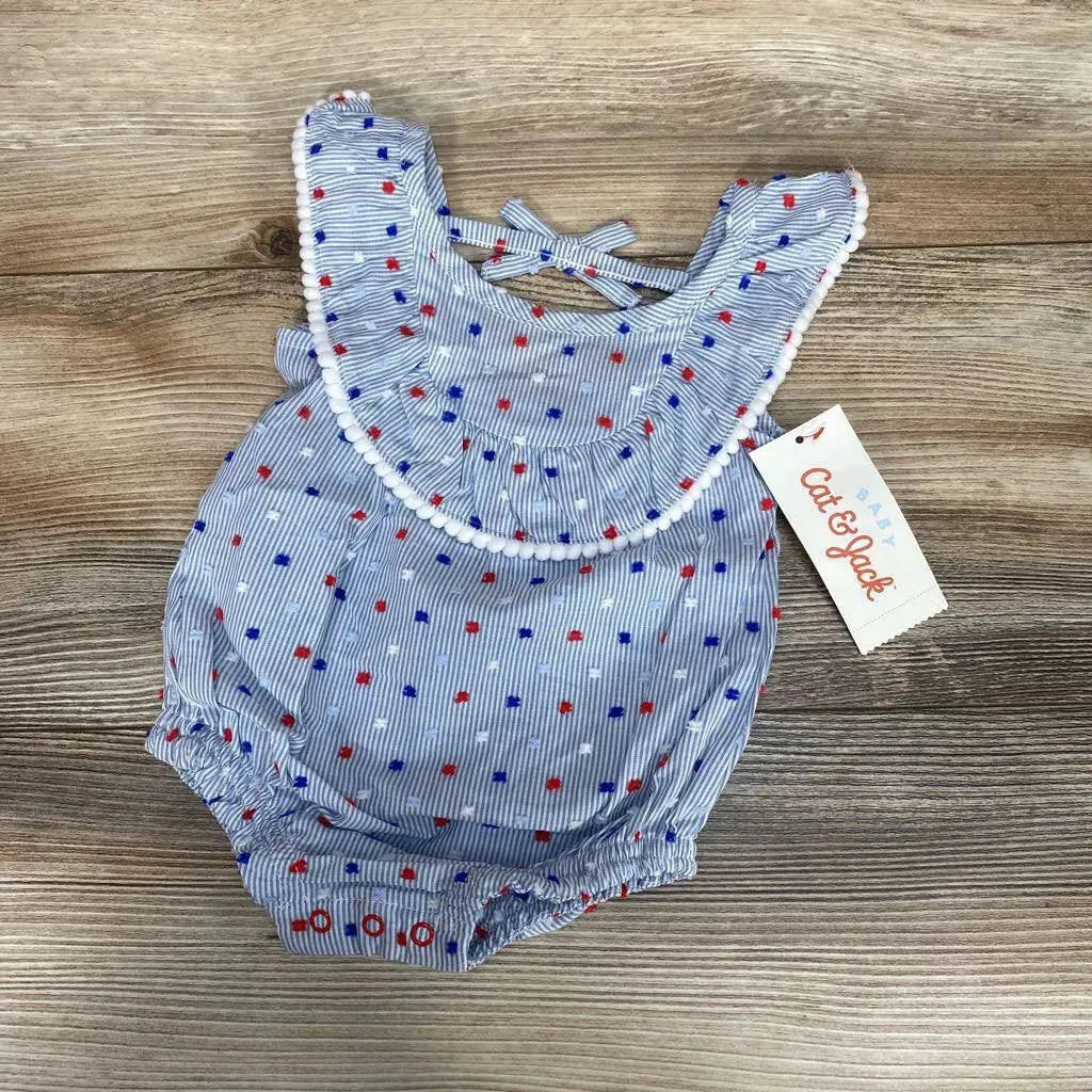 NEW Cat & Jack Striped Romper sz 0-3m - Me 'n Mommy To Be