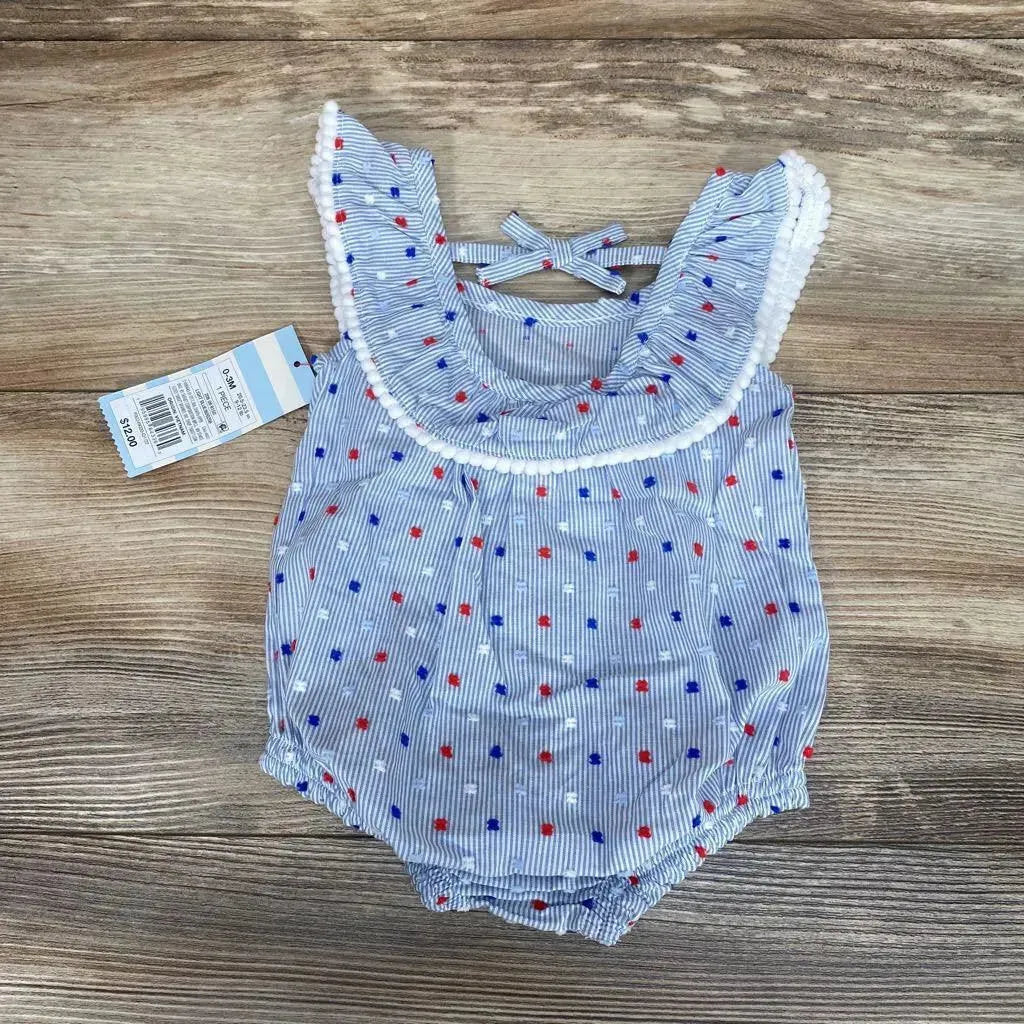 NEW Cat & Jack Striped Romper sz 0-3m - Me 'n Mommy To Be