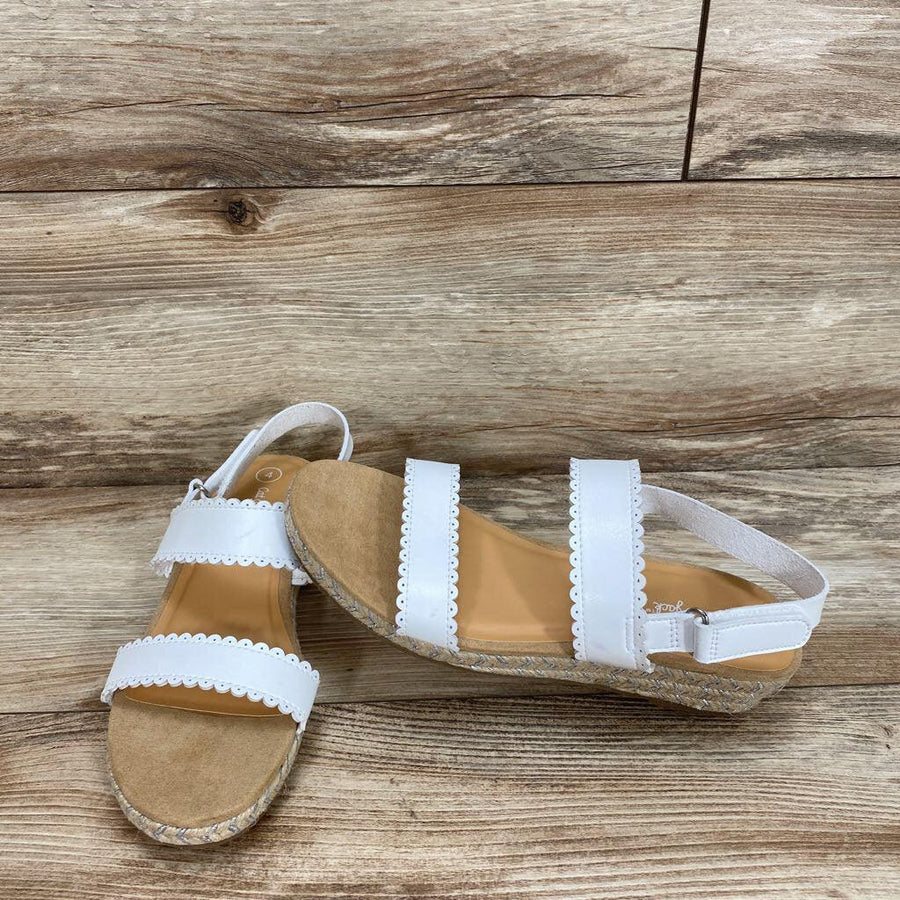 Cat & Jack Girls' Chessie Espadrille Sandals sz 4Y - Me 'n Mommy To Be