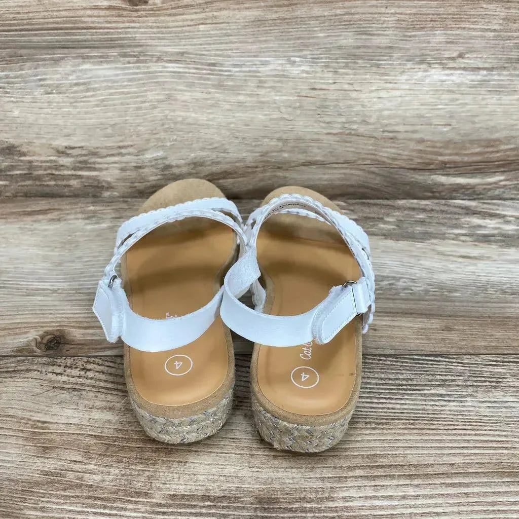 Cat & Jack Girls' Chessie Espadrille Sandals sz 4Y - Me 'n Mommy To Be
