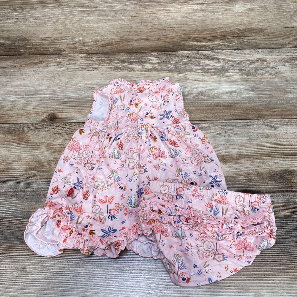 Magnetic Me 2pc Floral Ruffle Dress & Bloomers sz 3-6m - Me 'n Mommy To Be