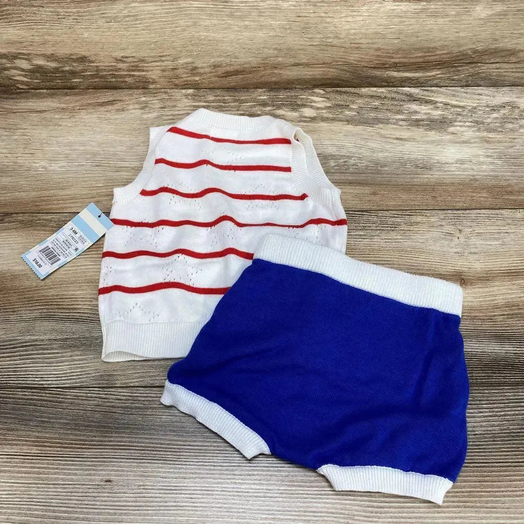 NEW Cat & Jack Star Top & Short Set sz 3-6m - Me 'n Mommy To Be