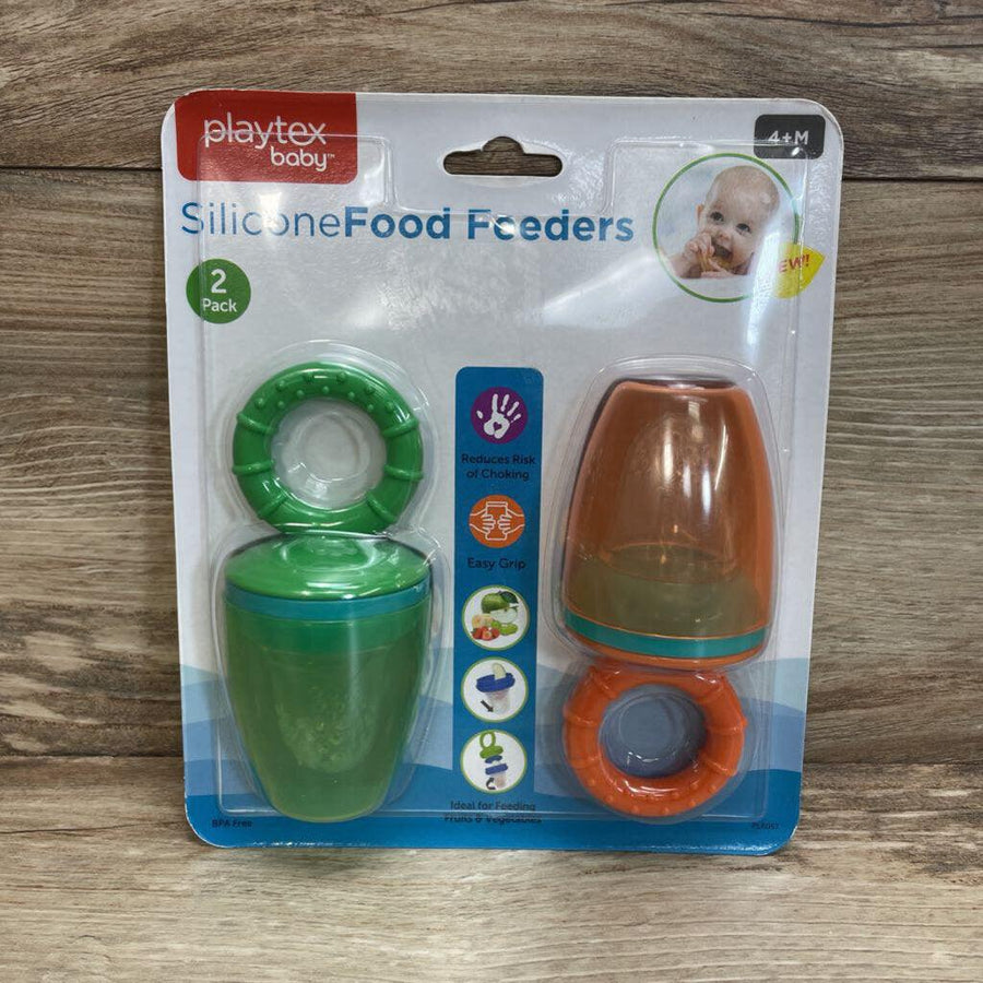 NEW Playtex 2 Pk Silicone Food Feeders sz 4m+ - Me 'n Mommy To Be