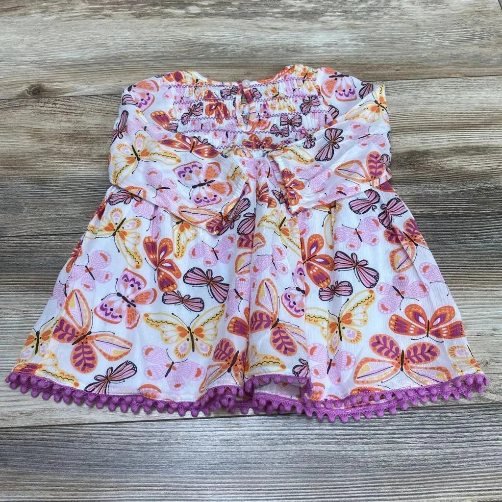 NEW Peek... AOP Smocking Dress sz 6-12m - Me 'n Mommy To Be