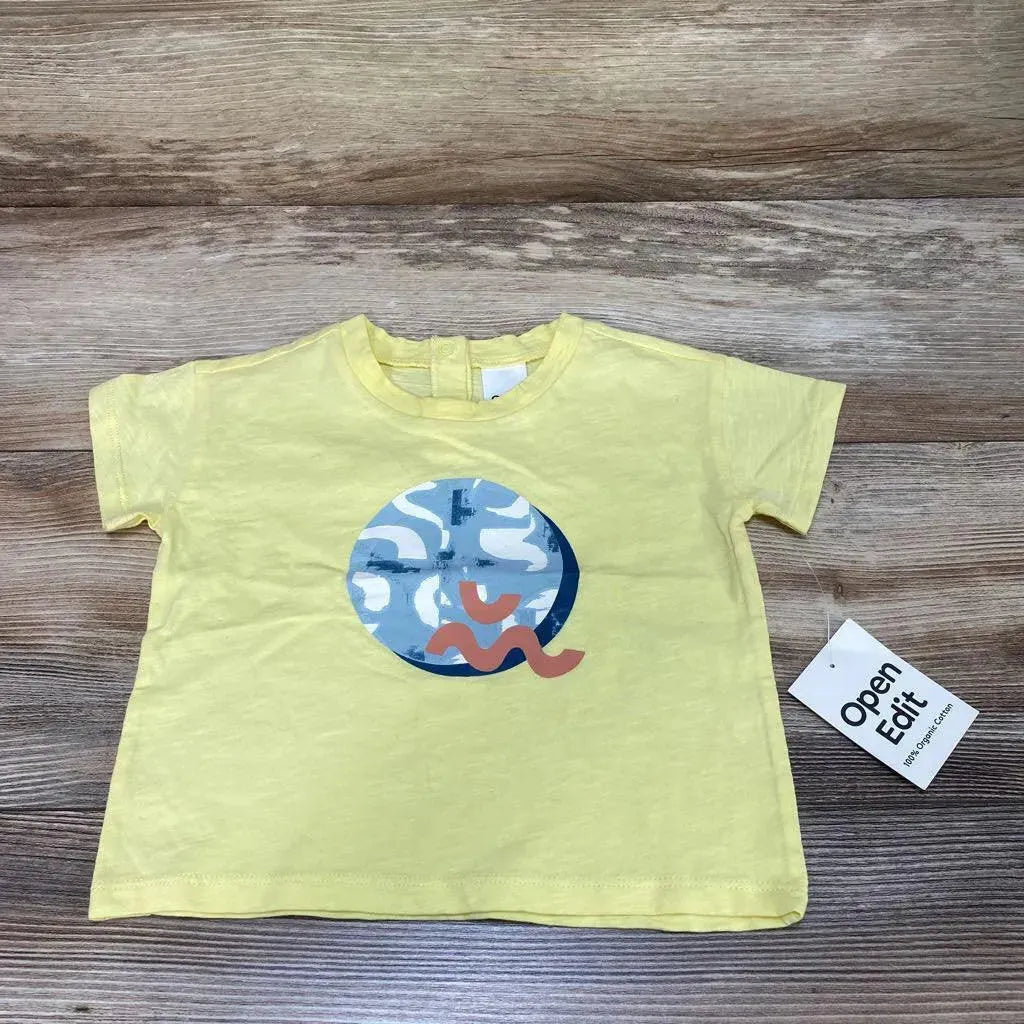 NEW Open Edit Organic Graphic T-Shirt sz 12m - Me 'n Mommy To Be