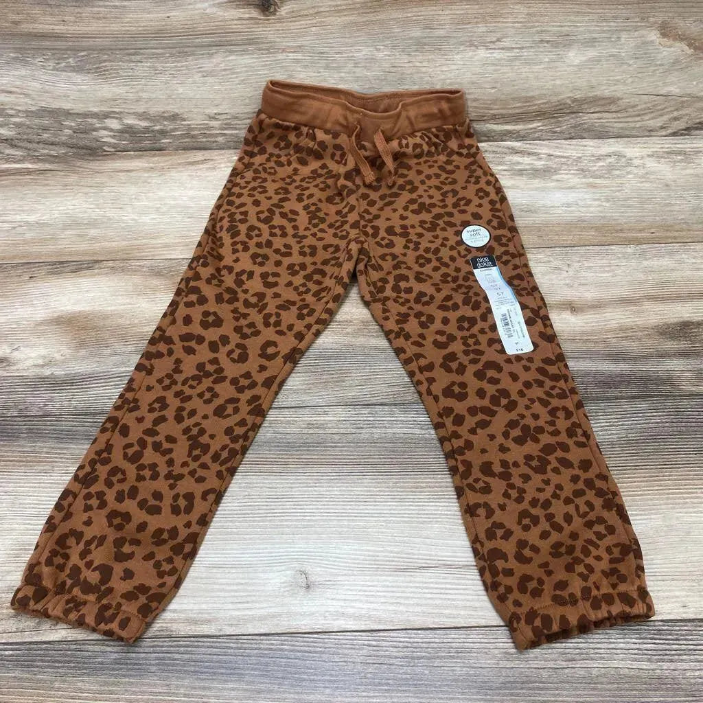 NEW Okie Dokie Leopard Print Jogger Pant sz 5T - Me 'n Mommy To Be