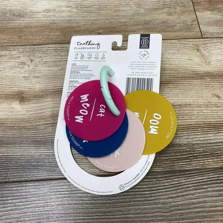 NEW Bella Tunno Party Animals Teething Flashcards-Silicone - Me 'n Mommy To Be