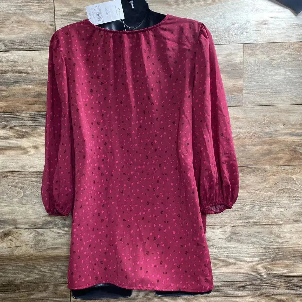 NEW Isabel Maternity Ruffle Waist Woven Top sz XL - Me 'n Mommy To Be