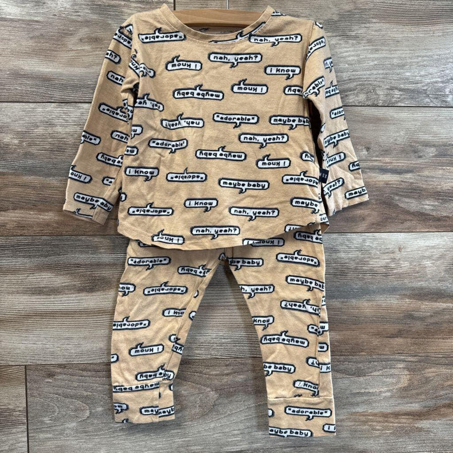 Huxbaby 2pc Text Bubbles Shirt & Pants sz 3T - Me 'n Mommy To Be
