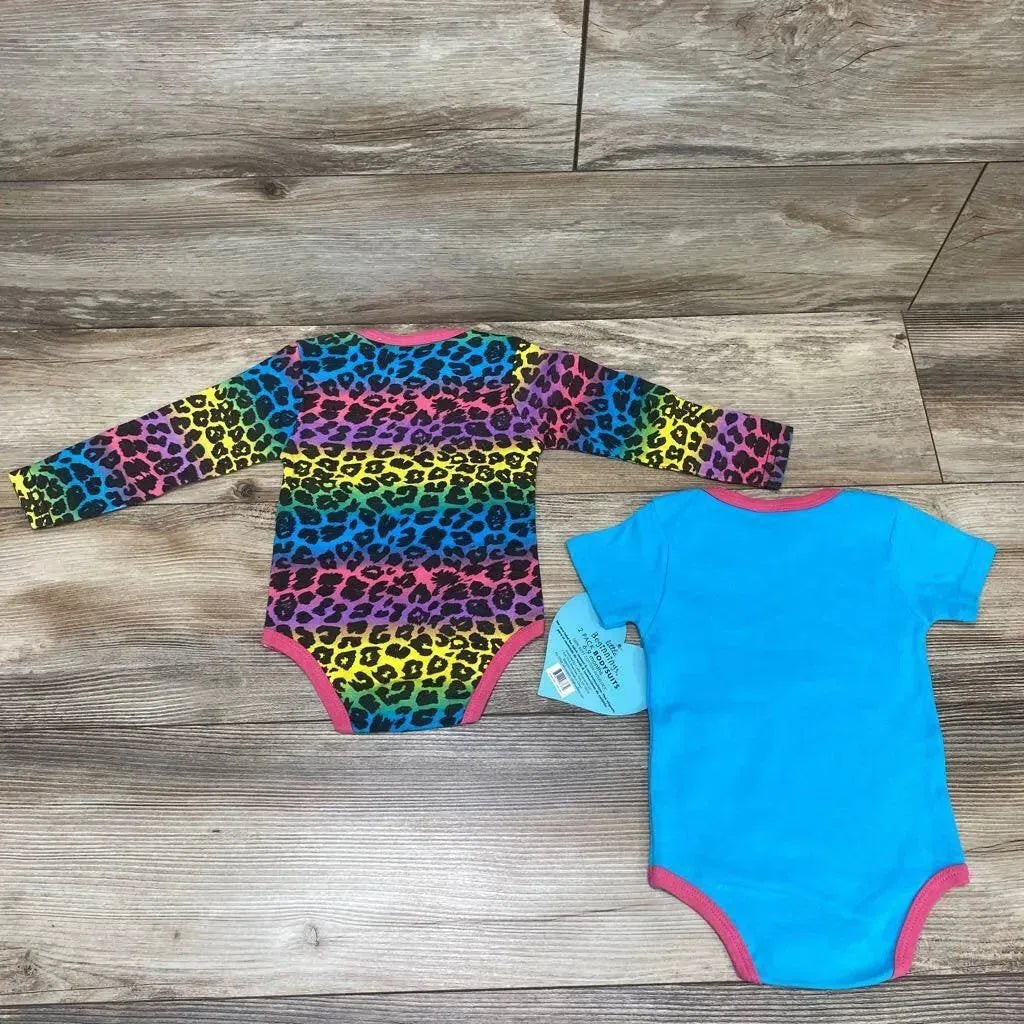 NEW Little Beginnings 2pk Bodysuits sz 6-9m - Me 'n Mommy To Be