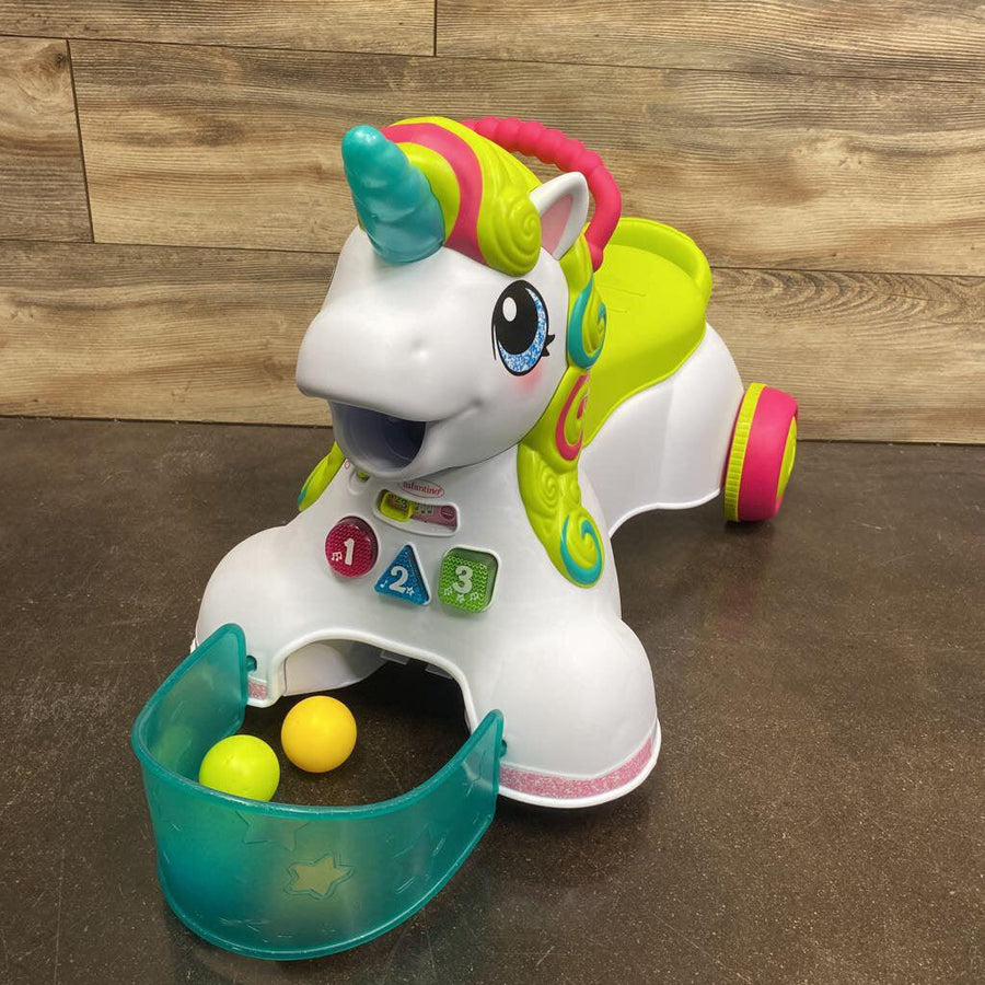 Infantino 3-in-1 Sit, Walk & Ride Unicorn - Me 'n Mommy To Be