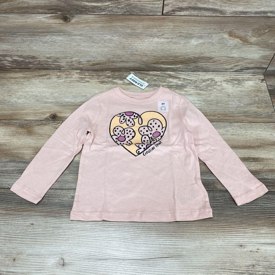 NEW Old Navy Creative Heart Shirt sz 2T - Me 'n Mommy To Be