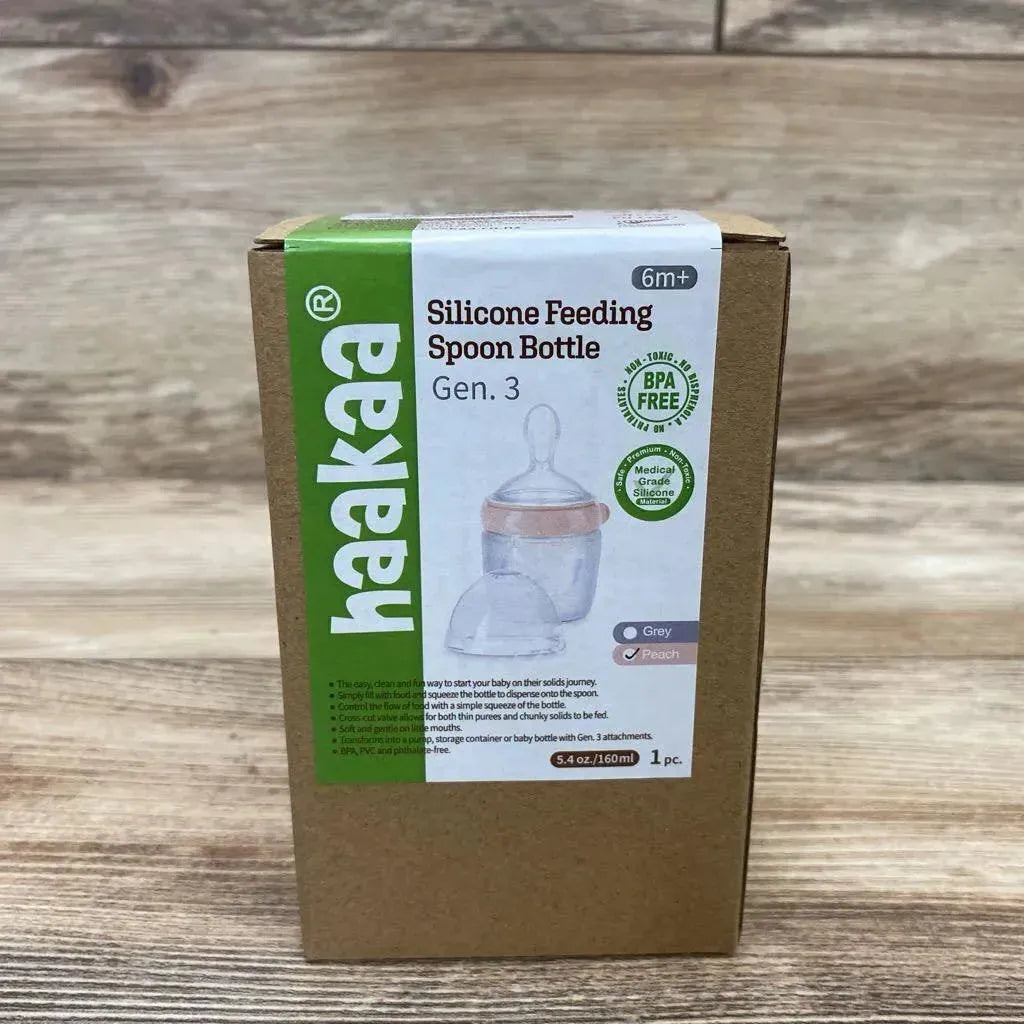 NEW Haakaa Silicone Feeding Spoon Bottle Gen. 3 - Me 'n Mommy To Be
