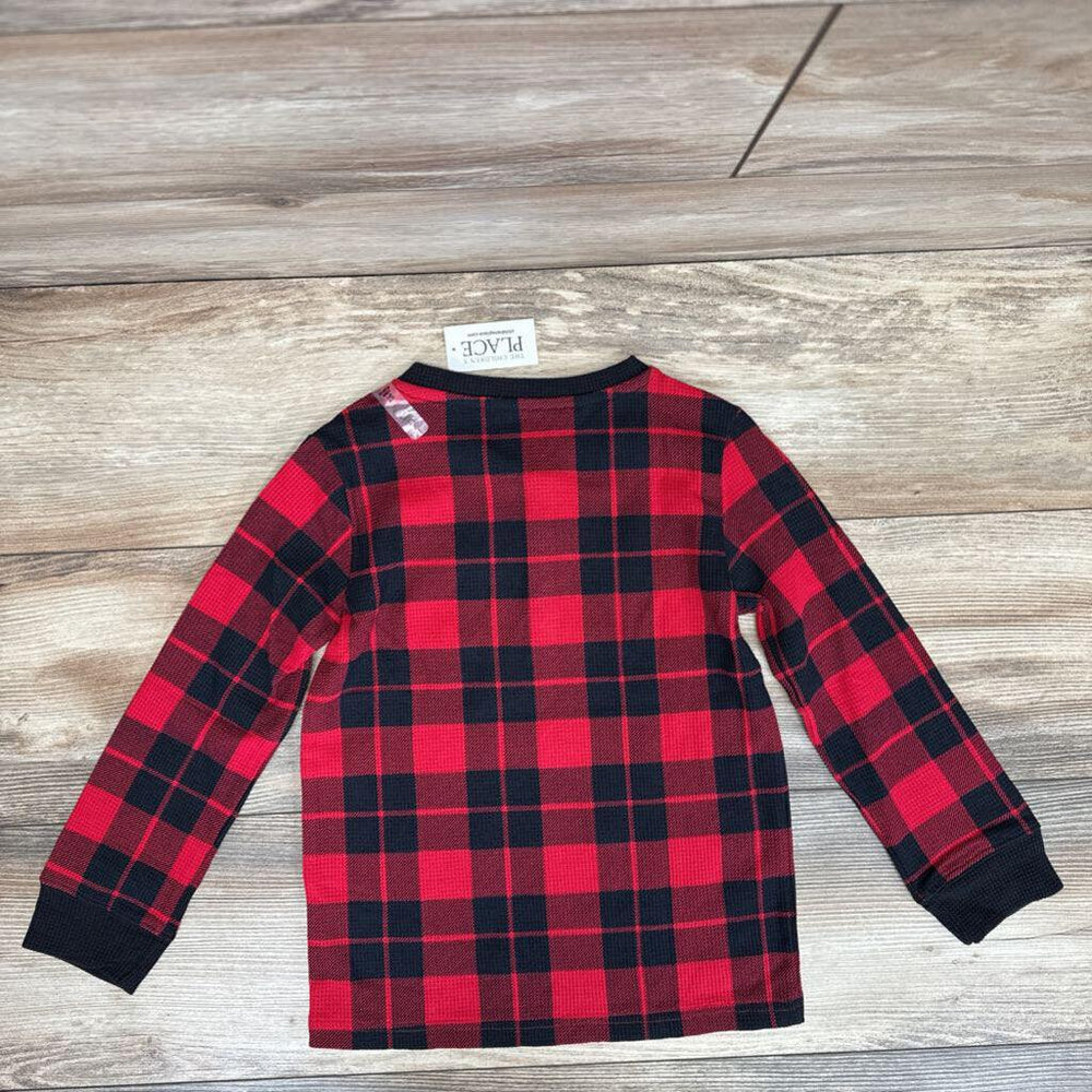 NEW Children's Place Plaid Henley Thermal Shirt sz 5T - Me 'n Mommy To Be