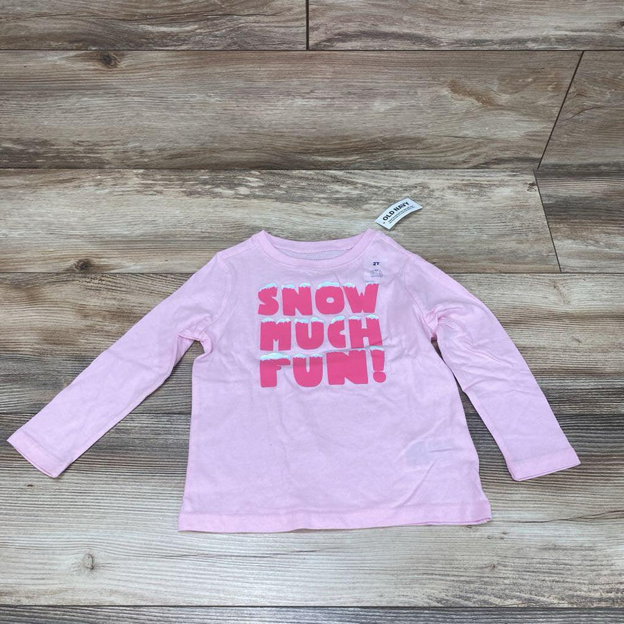 NEW Old Navy Snow Much Fun Shirt sz 2T - Me 'n Mommy To Be