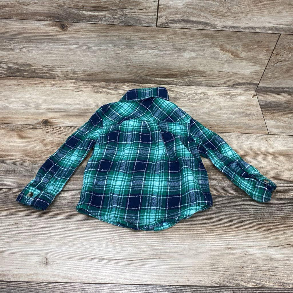 Falls Creek Plaid Button Up Shirt sz 3T - Me 'n Mommy To Be