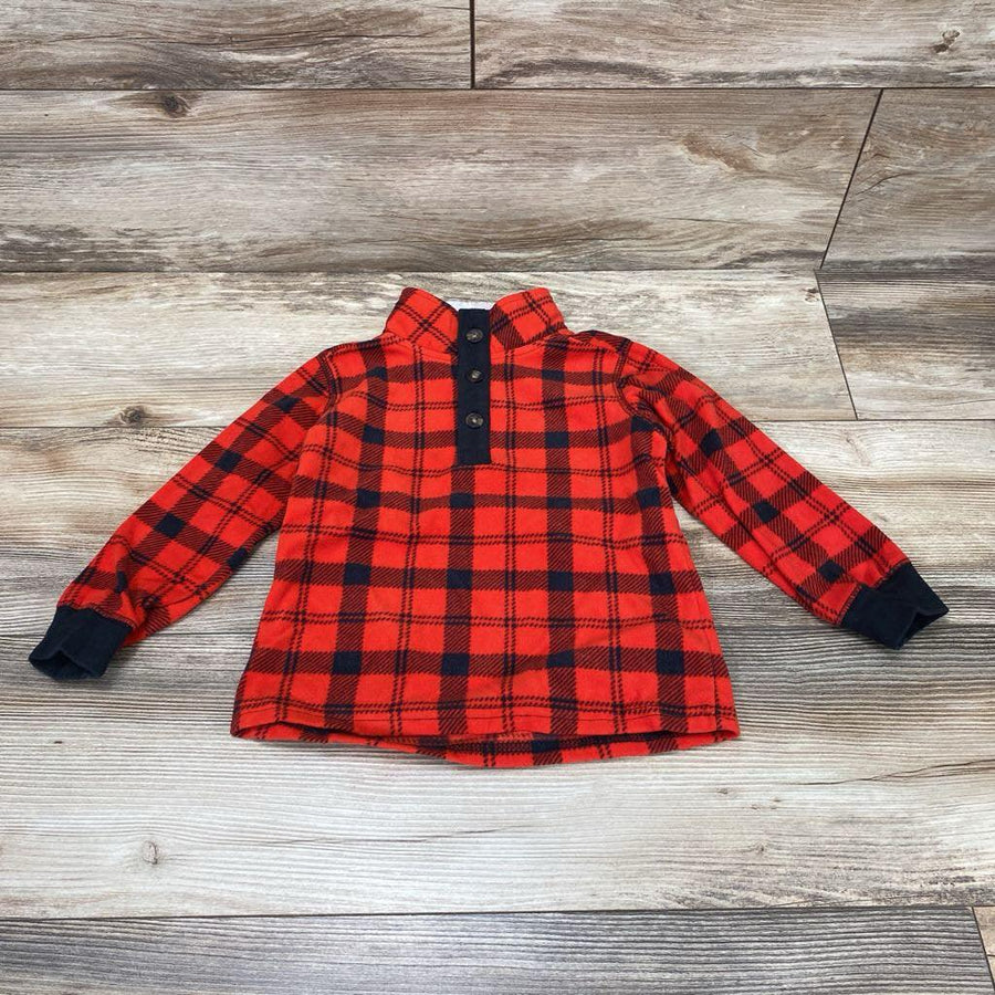 Carter's Plaid Fleece Pullover sz 3T - Me 'n Mommy To Be
