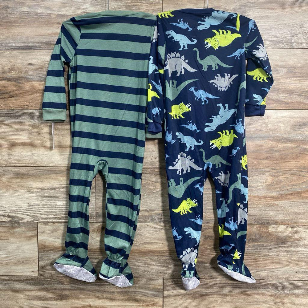 NEW Just One You 2Pk Dinosaur Sleepers sz 3T - Me 'n Mommy To Be
