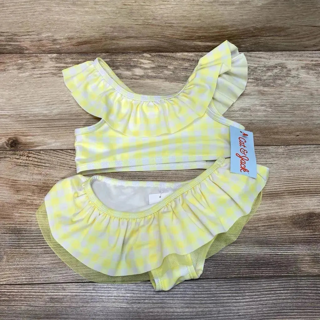NEW Cat & Jack 2pc Gingham Bikini Set sz 4T - Me 'n Mommy To Be