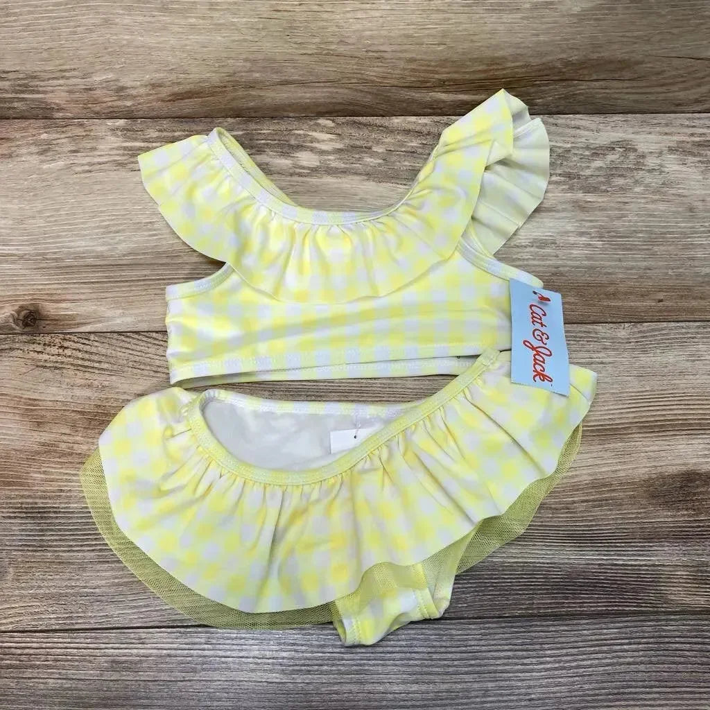 NEW Cat & Jack 2pc Gingham Bikini Set sz 4T - Me 'n Mommy To Be