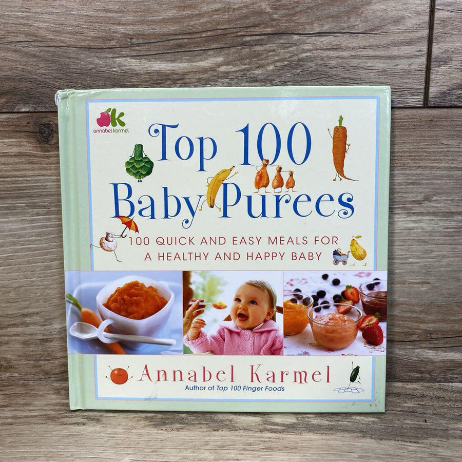 Top 100 Baby Purees Hardcover Book - Me 'n Mommy To Be