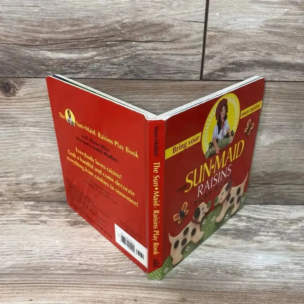 Front cover of Sun-Maid Raisins Play Book showing illustrated cover art and title on white background