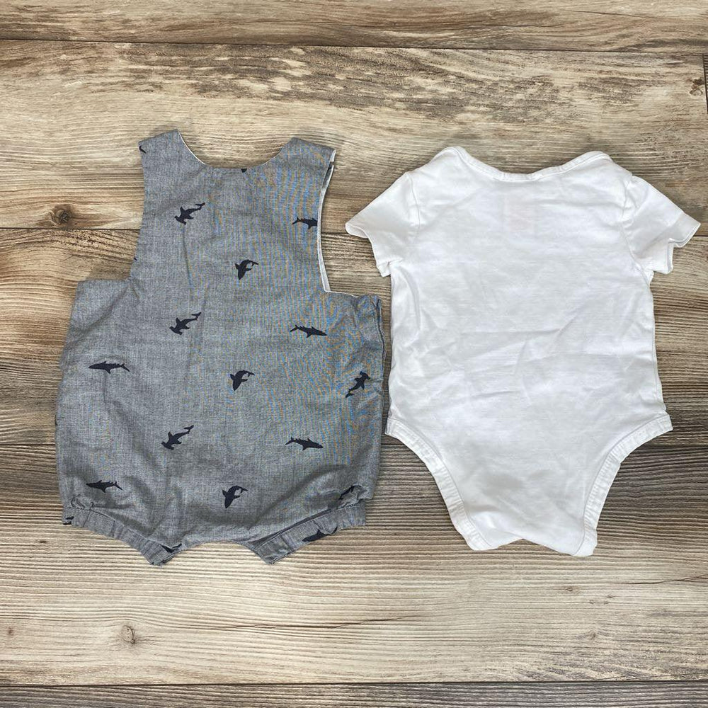 Tommy Bahama 2pc Bodysuit & Shortall sz 3-6m - Me 'n Mommy To Be