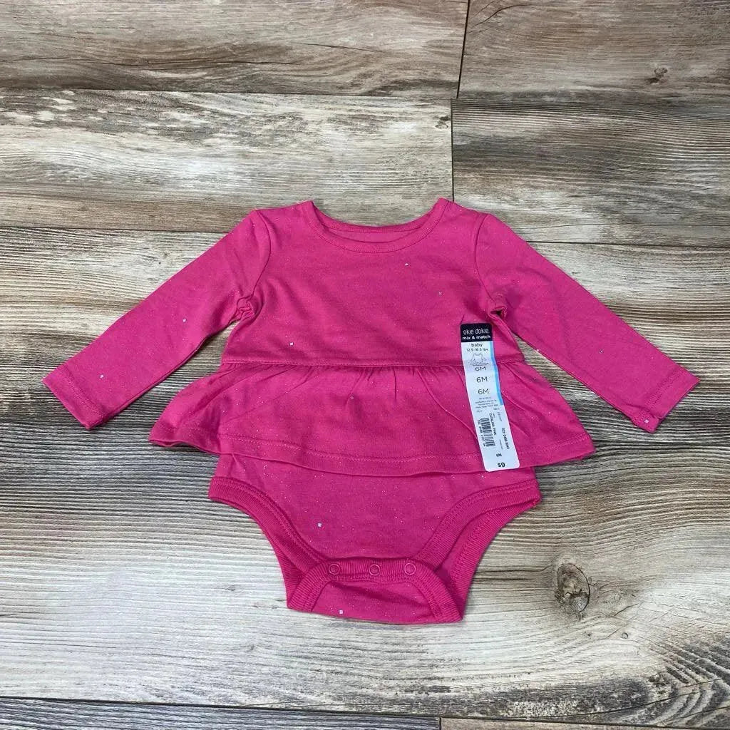 NEW Okie Dokie Skirted Bodysuit sz 6m - Me 'n Mommy To Be