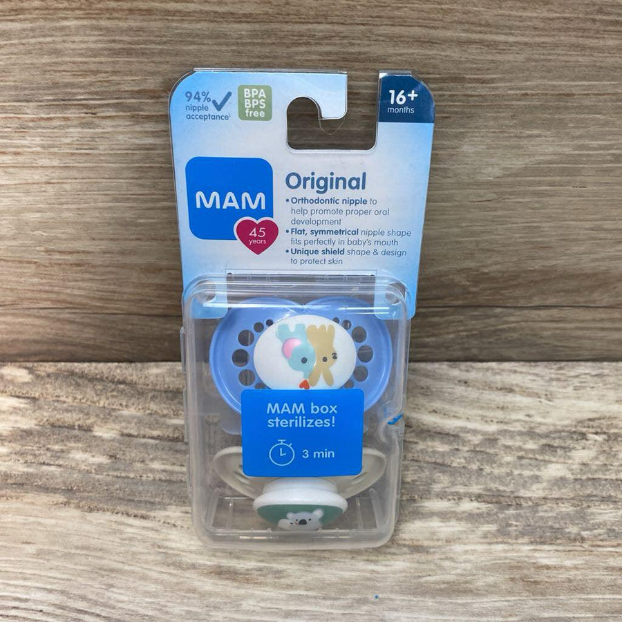 NEW MAM 2pk Trends Original Pacifiers 6-16m - Me 'n Mommy To Be