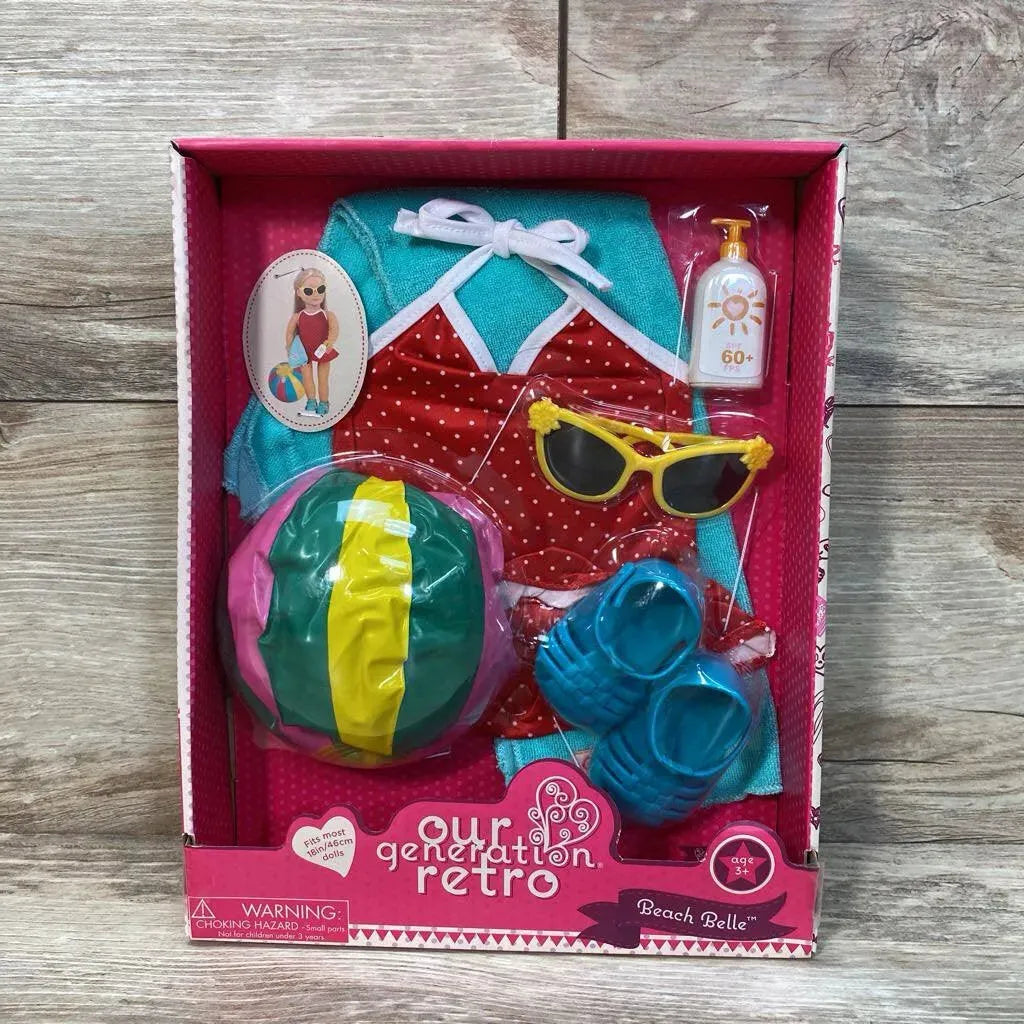 NEW Our Generation Swimsuit Outfit for 18" Dolls Beach Belle - Me 'n Mommy To Be