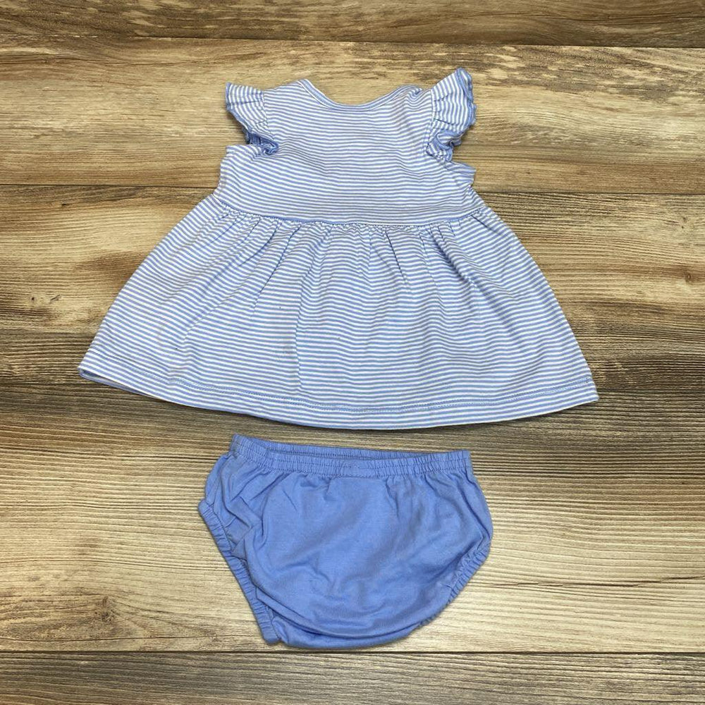 Child Of Mine 2pc Striped Dress & Bloomers sz 0-3m - Me 'n Mommy To Be