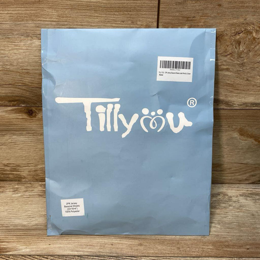 NEW TillYou 2pk Jersey Bassinet Sheets - Me 'n Mommy To Be