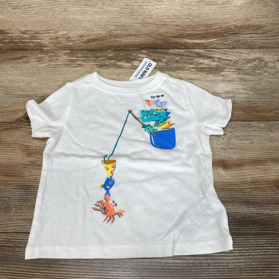 NEW Old Navy Fishing T-Shirt sz 12-18m - Me 'n Mommy To Be