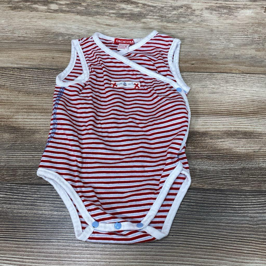 Orchestra Striped Bodysuit sz 9m - Me 'n Mommy To Be
