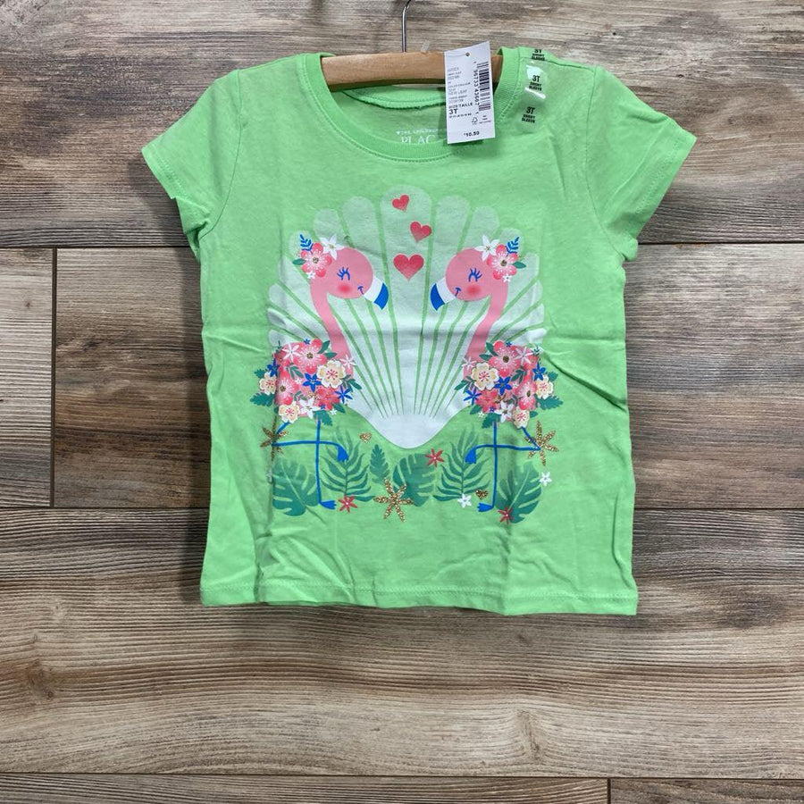 NEW Children's Place Flamingo T-Shirt sz 3T - Me 'n Mommy To Be