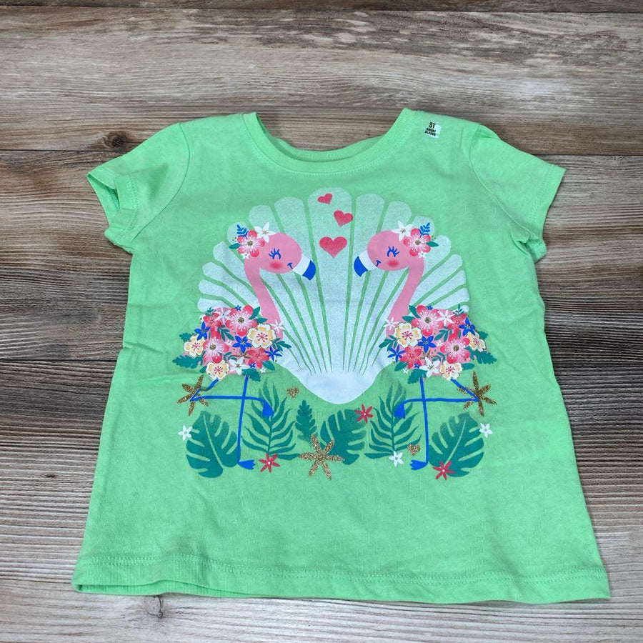 NEW Children's Place Flamingo T-Shirt sz 3T - Me 'n Mommy To Be