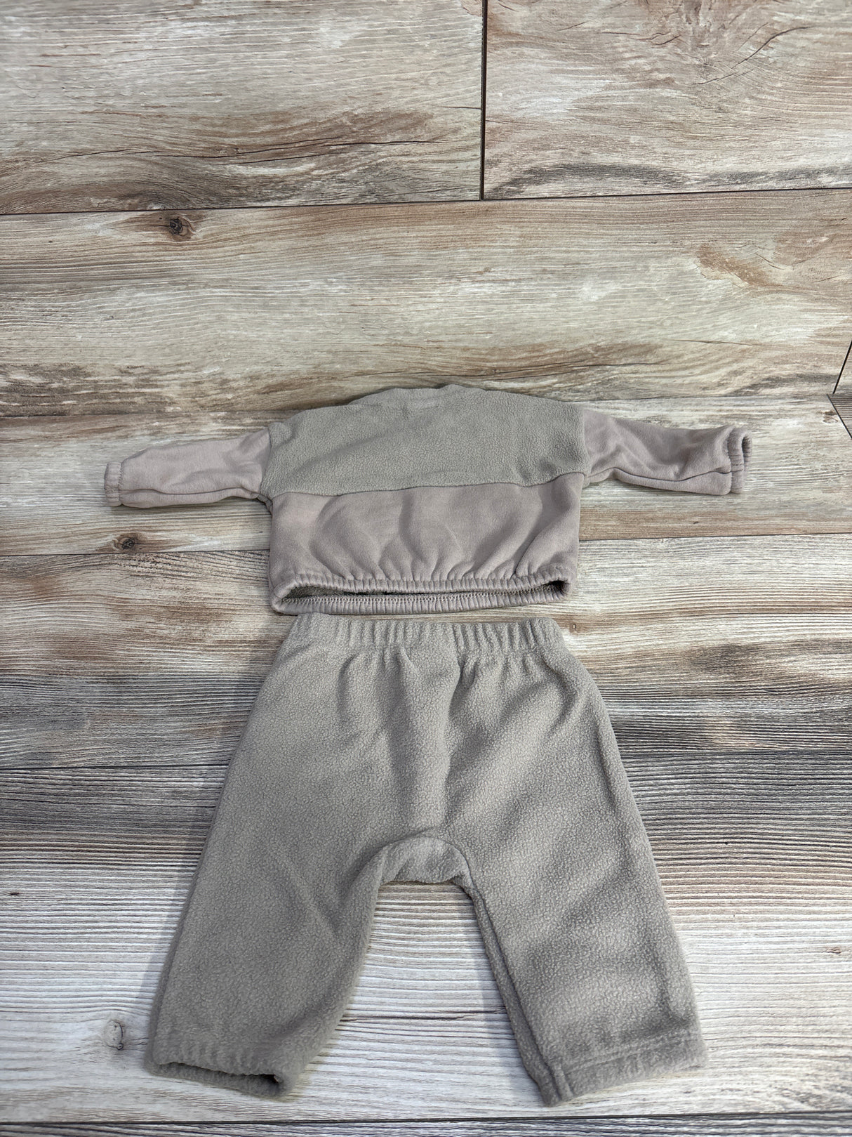 Cat & Jack 2pc Long Sleeve Shirt & Pants Set Brown sz 0-3m
