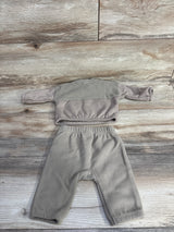 Cat & Jack 2pc Long Sleeve Shirt & Pants Set Brown sz 0-3m