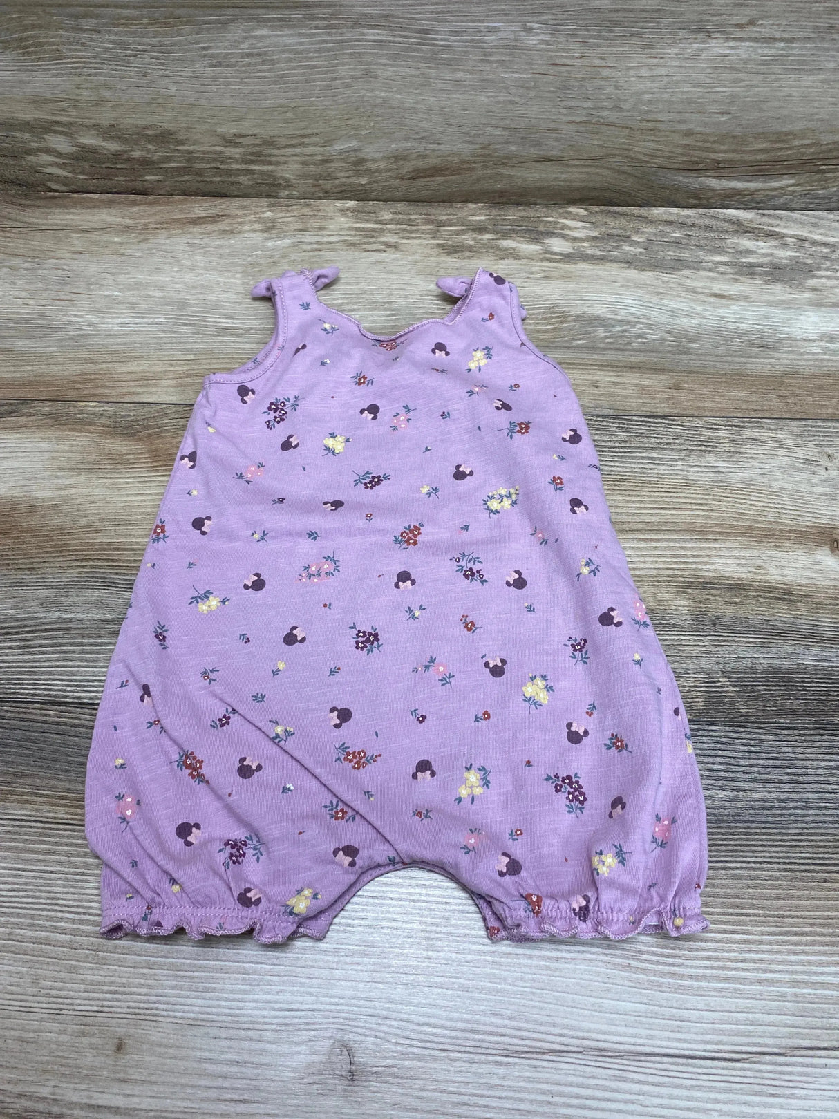 Disney Baby Floral Romper Purple sz 6-9m