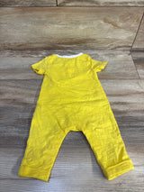 Old Navy Henley Jumpsuit Yellow sz 3-6m