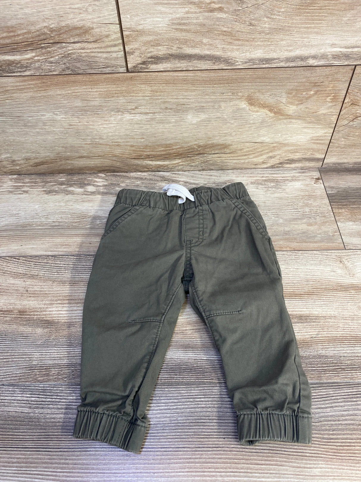 Cat & Jack Drawstring Joggers Green sz 12m