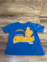 NFL Littlest Chargers Fan Shirt Blue sz 2T